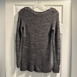 Ann Taylor Charcoal Ribbed Sweater